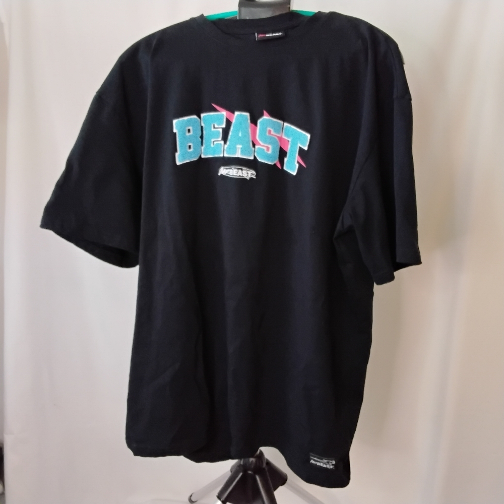 Mr. Beast Black and Blue Graphic T-Shirt For Men/Woman 3X. Av unisex - Picture 2 of 5